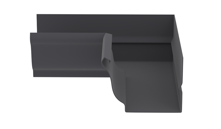 INNER CORNER OF THE GUTTER