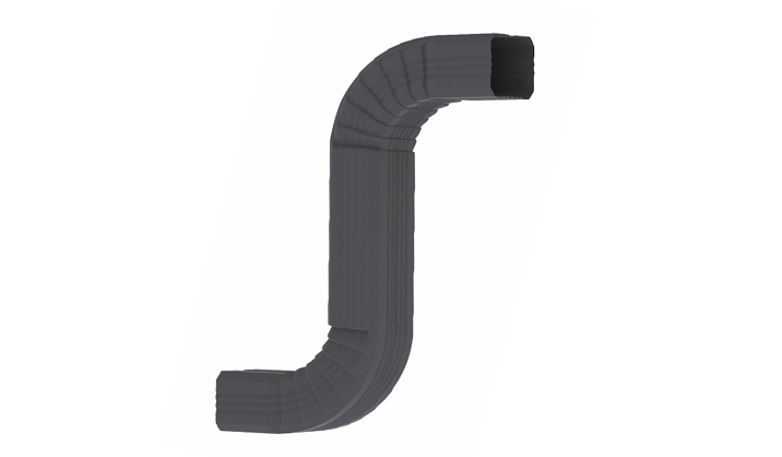RECTANGULAR UNIVERSAL PIPE ELBOW (DUCK)